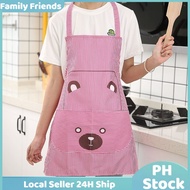 Kitchen Apron Waterdrop Resistant Cotton Apron with Pockets Cooking Apron Chef Apron for Women Men