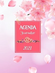 Agenda 2023 journalier A4: Planificateur et organiseur journalier pratique pour l'année 2023 , 1 pag