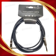 L'espoir 3 Meters/ 10 Feet Electric Guitar Bass Musical Instrument Cable - Jack to L type Jack