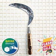 Pemotong Rumput Manual - Arit Sabit Baja Isen Berkuwalitas - Sabit  Babat Semak Belukar Ukuran Panja