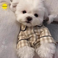 Korean Version Pet Clothing Puppy Kitten Dog Pajamas Teddy Dog Chihuahua Clothes Spring Summer Cloth