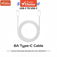 Type C-C 6A Flash Fast Charging Max 120W Data Cable