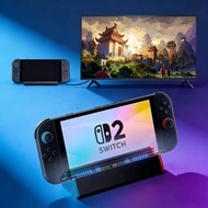 Aluminum Alloy TV Dock for Nintendo Switch 2 Only, Retractable Portable TV Docking Station with 4K@1