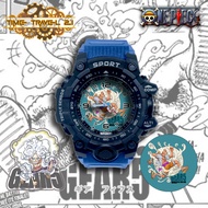 Jam Tangan Anak Sport Terbaru One Piece Gear 5 Strap Ruber Sporty Anti Air /Jam Tangan Sport 01X7SP