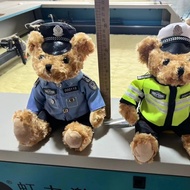 Camouflage Armed Police Bear Doll Army Armed Police Marine Bear Doll Plush Toy Rag Doll