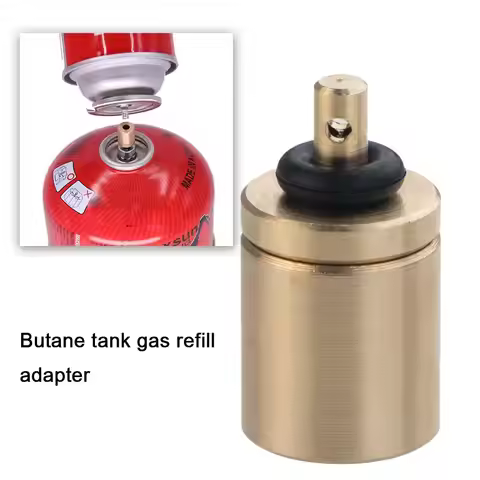 Portable Gas Refill Adapter Outdoor Camping Gas Stove Cylinder Tank Gas Gas Accessories Burner Z7F8
