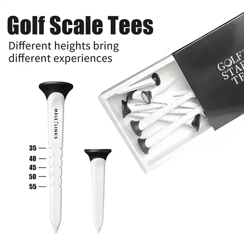 12pcs/box Golf Scale Tees Durable Plastic Golf Tees Designed to Enhance Golf Shot Distance And Teste