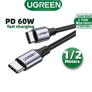 UGREEN 60W USB C to USB Type C Cable USB-C Fast Charge Data Line USBC Type-C PD Phone 1 Meter Cable