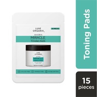 Luxe Organix Miracle AHA/BHA Toning Pads 15 sheets