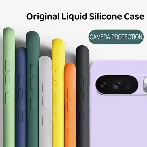 For Google Pixel 10 Pro Case Google Pixel 10 Pro XL Cover Fundas Coque Soft Original Liquid Silicone