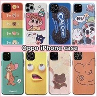 Case Oppo R11 R11S R15 Pro R17 Reno 2 iPhone 11 Pro Max X XS XR 6S 7 8 Plus Cover Cartoon soft case