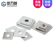 304 Stainless Steel Extra Thick Square Gasket Square Flat Gasket for Curtain Wall M3M4M5M8M10M12M16 