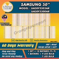 UA50F5505AR / UA50F5500AR SAMSUNG 50" LED TV BACKLIGHT(LAMPU TV) SAMSUNG 50 INCH LED TV 50F5505AR 50