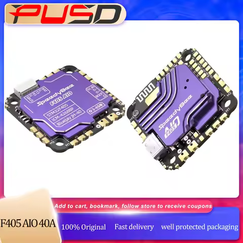 Speedybee F405 AIO 40A 25x25mm Flight Controller DIY ICM-42688P STM32F405 for DJI O3/RunCam Link/Cad