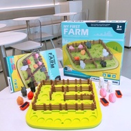 TQ~Smart Farmer Children's Board Game Card Board Game Puzzle Early Education Concentration Logical T