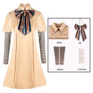 M3GAN Cosplay Costume Dress For Kids Girls Women AI Doll Robots Movie M3GAN Megan Dresses Uniform Ha
