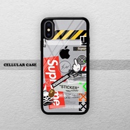[CS06] Glossy iphone X XS XS MAX XR | Shiny Softcase IP | Cool Hardcase Cute Aesthetic Motif Leca So