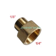 Connector 1/8x1/4 Brass / 1/8x1/4 Brass adapter / 1/8x1/4 Brass connection