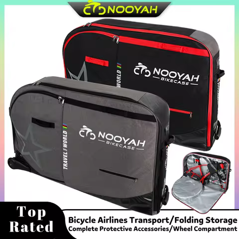 NOOYAH Bike Bag Bicycle Travel Bag Bike Transport Case with Wheel Bag MTB & Road Bike Accessories 3 