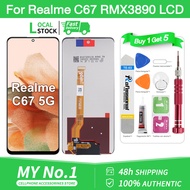 Original LCD For Realme C67 5G RMX3890 LCD Display Touch Screen Digitizer Assembly Replacement Part