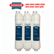 Bộ lõi lọc nước 123 đúc liền nối nhanh Sunhouse chính hãng Dùng cho máy lọc nước nóng lạnh Slimbio m
