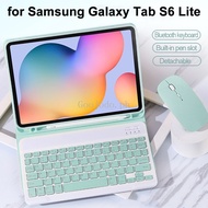For Samsung Galaxy Tab S6 Lite Case for Galaxy Tab SM-P610 P613 P615 P619 for Tab S6 Lite 10.4 Inch Tablet Cover with English Keyboard