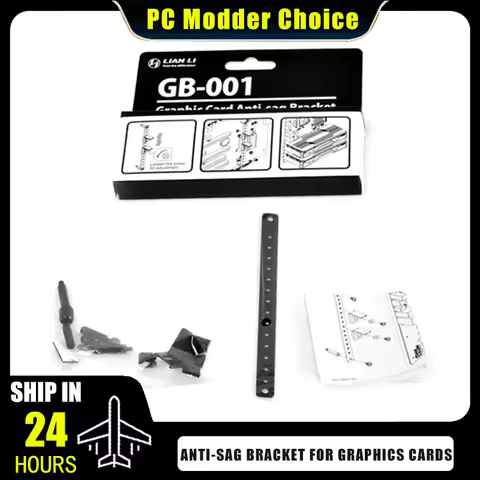LIAN LI GB-001X GPU Anti-SAG Bracket, Graphics Card Hidden Support VGA Holder For ATX & E-ATX Sized 