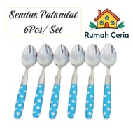 RC Polka Dot Tablespoons 6 Pcs