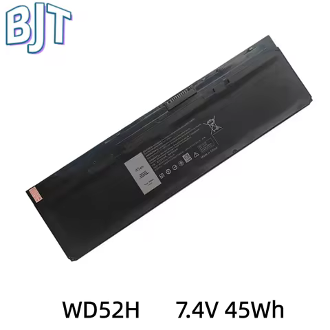 7.4V 45Wh Laptop Notebook Battery WD52H 4Cell for Dell Latitude 12 7000 E7240 E7250 VFV59 GVD76 F3G3