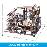 Robotime ROKR Marble Night City 3D ปริศนาไม้เกมของเล่นสำหรับของขวัญวันเกิดของขวัญ