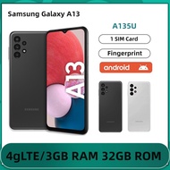 Original Samsung Galaxy A13 4G A135U Unlocked 6.6`` Octa-core 3GB RAM 32GB ROM 50MP Quad Camera LTE Fingerprint Android Mobile Phone