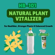 HB-101 Plant Vitalizer RTS (500ml  and 1.5 L refill) for All Plants 100% Natural & Organic