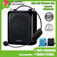 25W Wireless Portable Voice Amplifier Mini Audio Bluetooth Speaker UHF Microphone Pa system AUX Recording s28 s516 wired