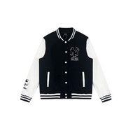 MLB洋基隊NY黑白拼色棒球服外套 (香港發貨)