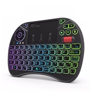 Rii X8 + Mini Keyboard พร้อม Touchpad สำหรับ Android TV Box สมาร์ททีวี/PC/Ipad ค้นหาด้วยเสียง LED ba