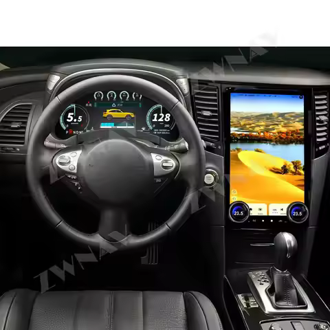 Popular Digital Cluster Dashboard For Infiniti FX35 FX37 FX45 FX50 QX70 LCD Virtual Cluster Speedome