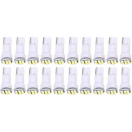 cciyu 20x T5 17 74 73 3-3014SMD Instrument Gauge Dash Indicator LED Light Bulbs (White)