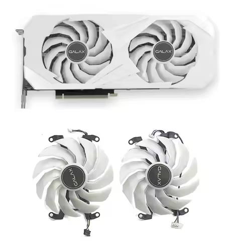 102MM GFY10015H12SPA 4Pin/6Pin Video Card Fan For Galax GeForce RTX 3060 3060Ti 3070 3070Ti EX White