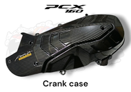 Honda PCX160 Crank Case Carbon with akana sticker