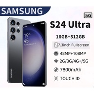 Smartphone  Galaxy S24 Ultra original 7.3 inch Dual Sim 5g 7800mah Android phone
