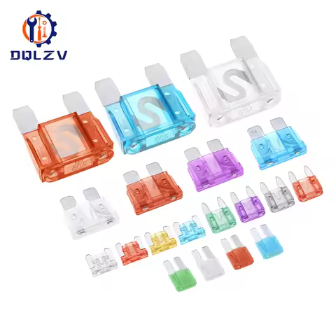 10PCS Fuses 32V Micro2 Mini Small Medium Large Size Car Fuse 5A 7.5A 10A 15A 20A 25A 30A 35A 40A 45A