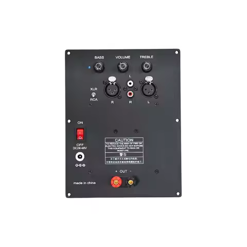 TPA3255 300W power active speaker Amplifier Board speakers RCA / XLR Input DC24V-48V amp board Hifi 