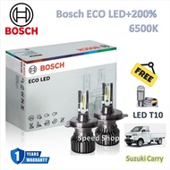 Bosch หลอดไฟหน้า รถยนต์ ECO LED+200% 6500K Suzuki Carry สว่างกว่าหลอดเดิม 200% รับประกัน 1 ปี แถมฟร