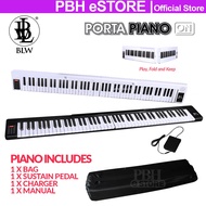 BLW PORTAPIANO ON 88 Keys Rechargeable Portable Electronic Keyboard Piano with pedal [ SHIP FROM MAL