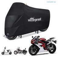 [LovelyCat]Motorbike Rain Cover Waterproof UV-Resistant Bicycle Protector Cover Extra-large Foldable Road Electric Bike Rain Cover with Storage Bag Set