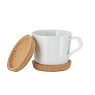 2pcs Cork Coasters, Cup Mats, Cork Table Mats, 9cm 10cm