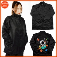 (Full Box) Mero PHG Airplane Jacket Unisex Turn-down Collar - Wide Form 2-Layer Thick Windbreaker (D