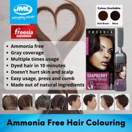 [JML Official] Freesia Soapberry Hair Dye (80ml) | No ammonia hair colour gray coverage 10 mins | 2 colours available
