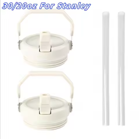 30/20oz Ice Cup Cover For Stanley Reusable Spill-proof Cup Lid With Straw Handle High-quality Cup Co