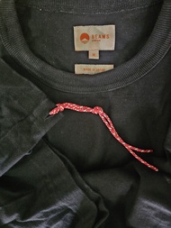 Beams Japan 紅繩 T-shirt - Size M Black and Grey